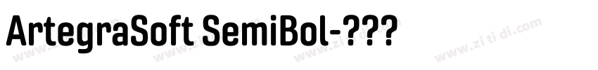 ArtegraSoft SemiBol字体转换